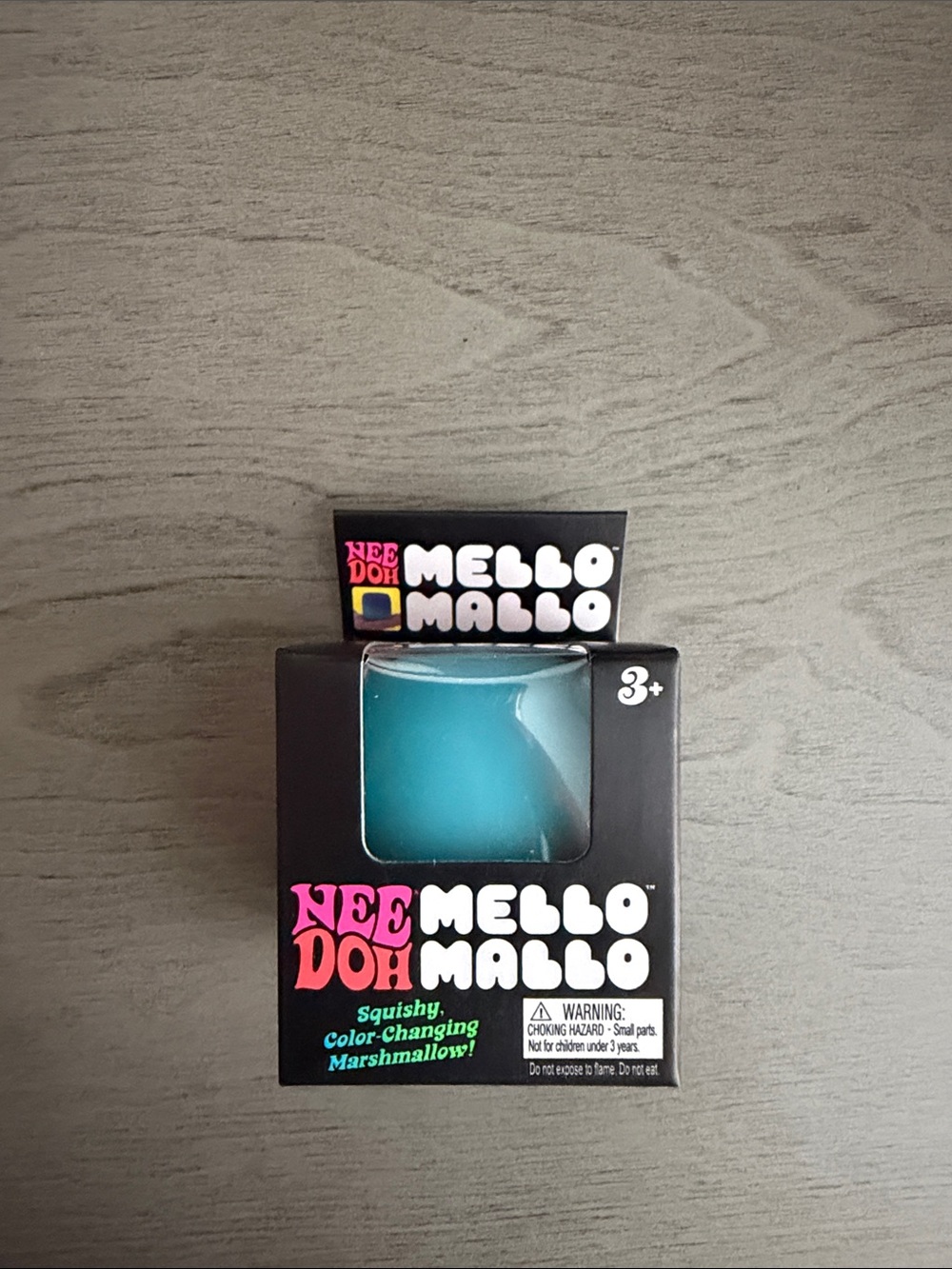 NEEDOH MELLO MALLO Color-Changing Squishy Marshmallow - Teal